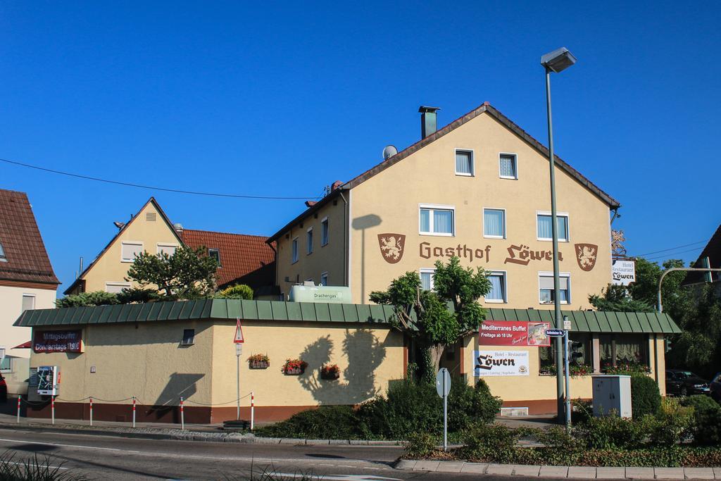 Hotel-Restaurant Und Gaestehaus Loewen Süßen 외부 사진